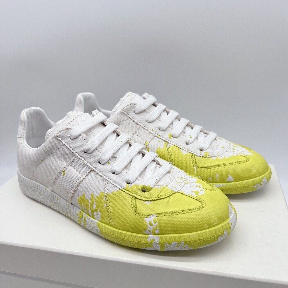 MM6 Maison Margiela Replica Sneaker Paint Splatter White Womens EU 36 US 6 $670 - Picture 2 of 14